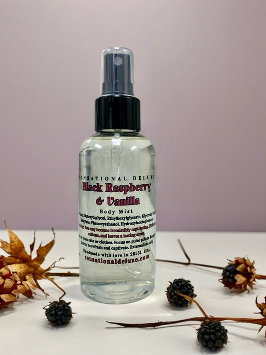 Black Raspberry & Vanilla Body Mist Sensational Deluxe