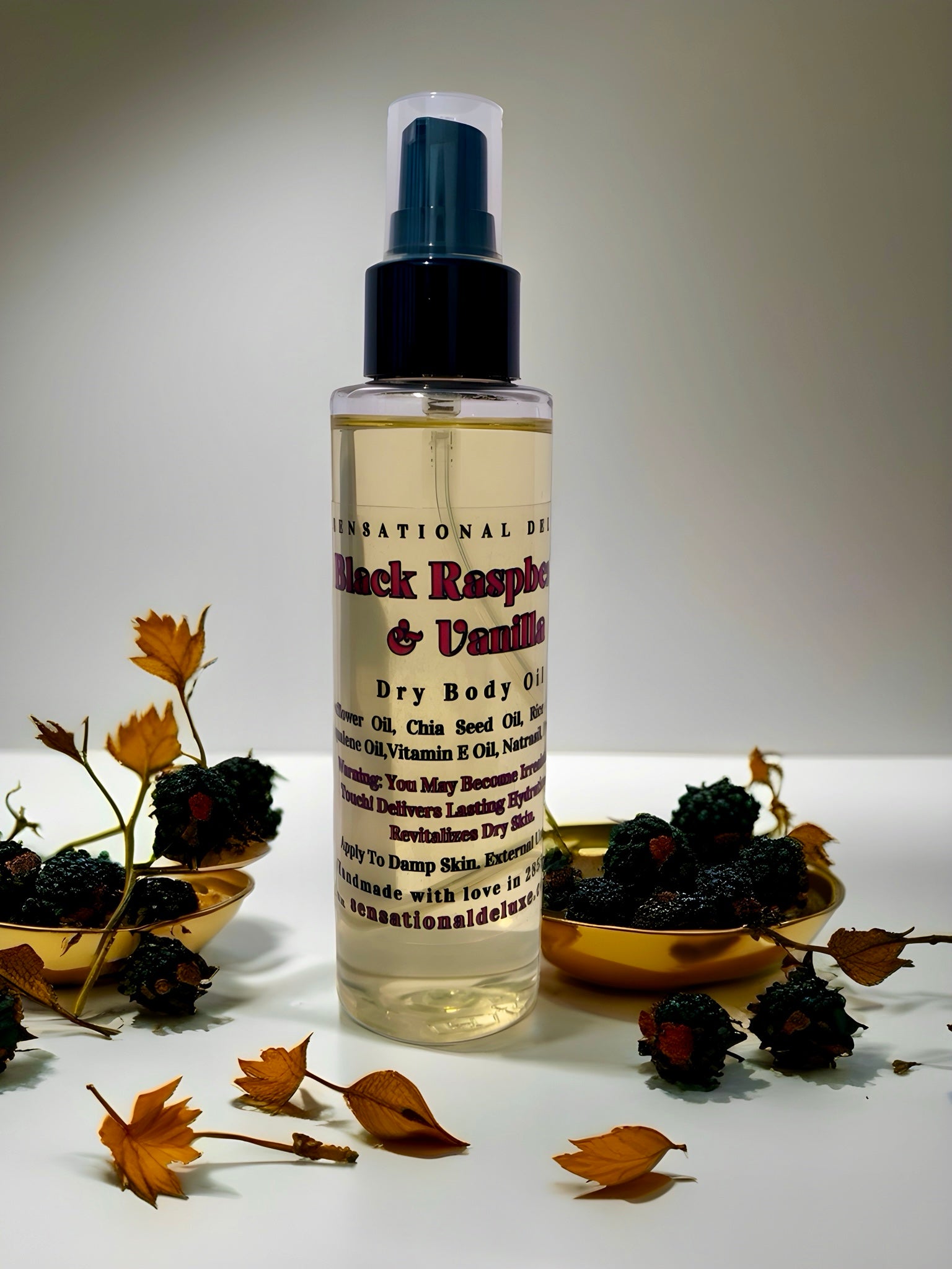 Black Raspberry & Vanilla Body Oil Sensational Deluxe Body oil
