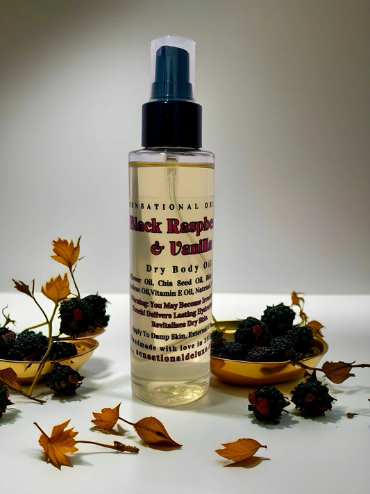 Black Raspberry & Vanilla Body Oil Sensational Deluxe Body oil