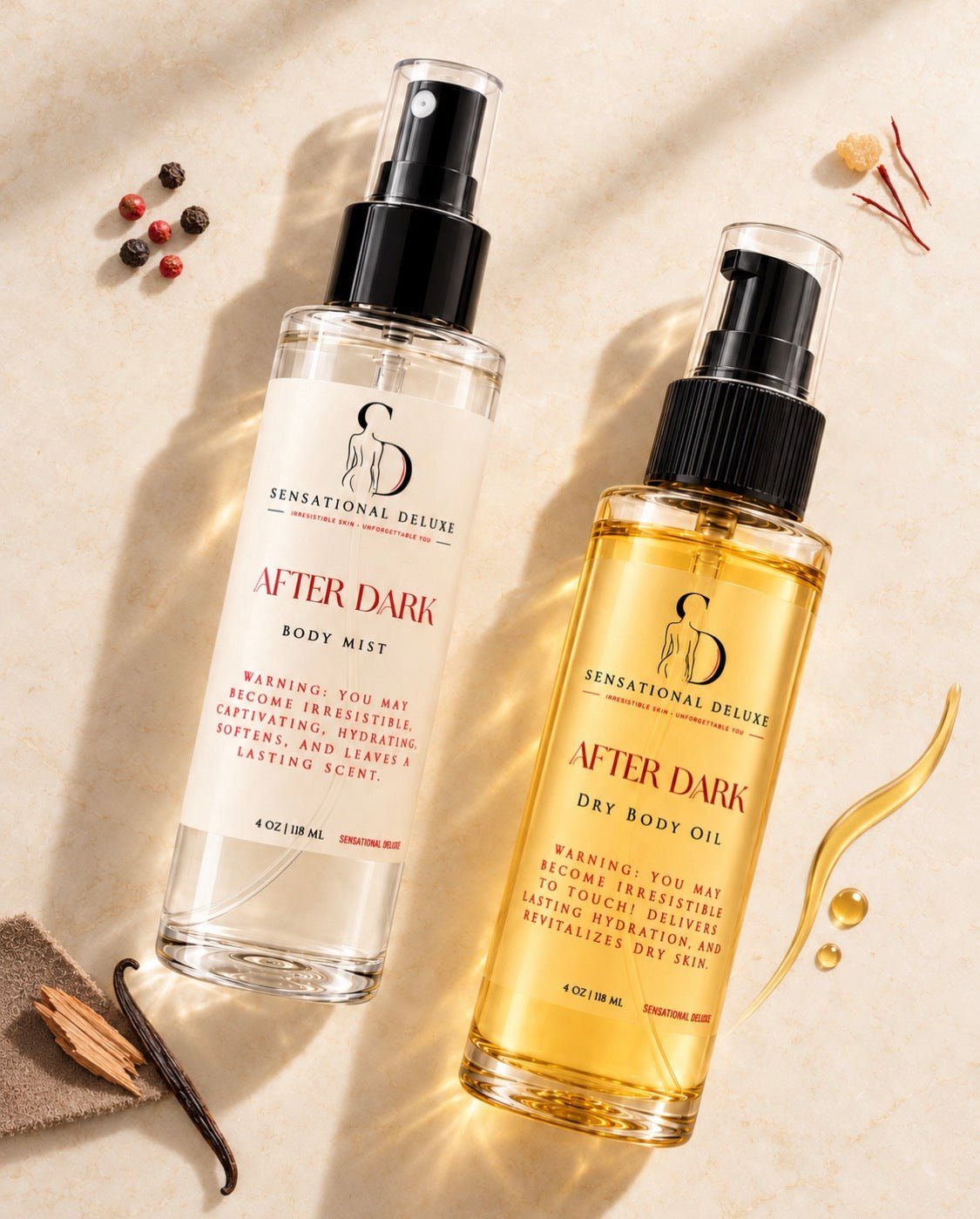 After Dark Dry Body Oil Sensational Deluxe Body oil