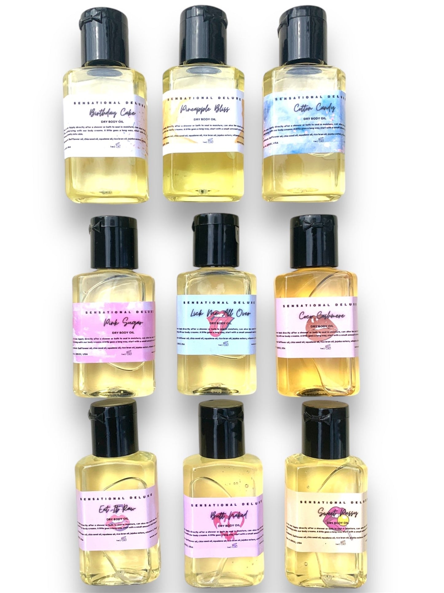 Body Oil Sample Sets