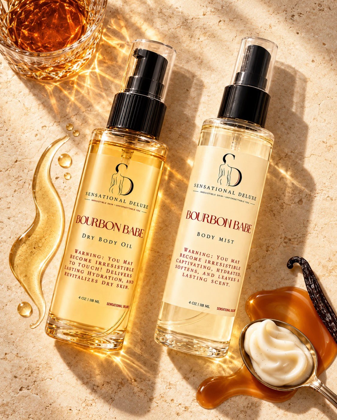 Bourbon Babe Body Mist Sensational Deluxe