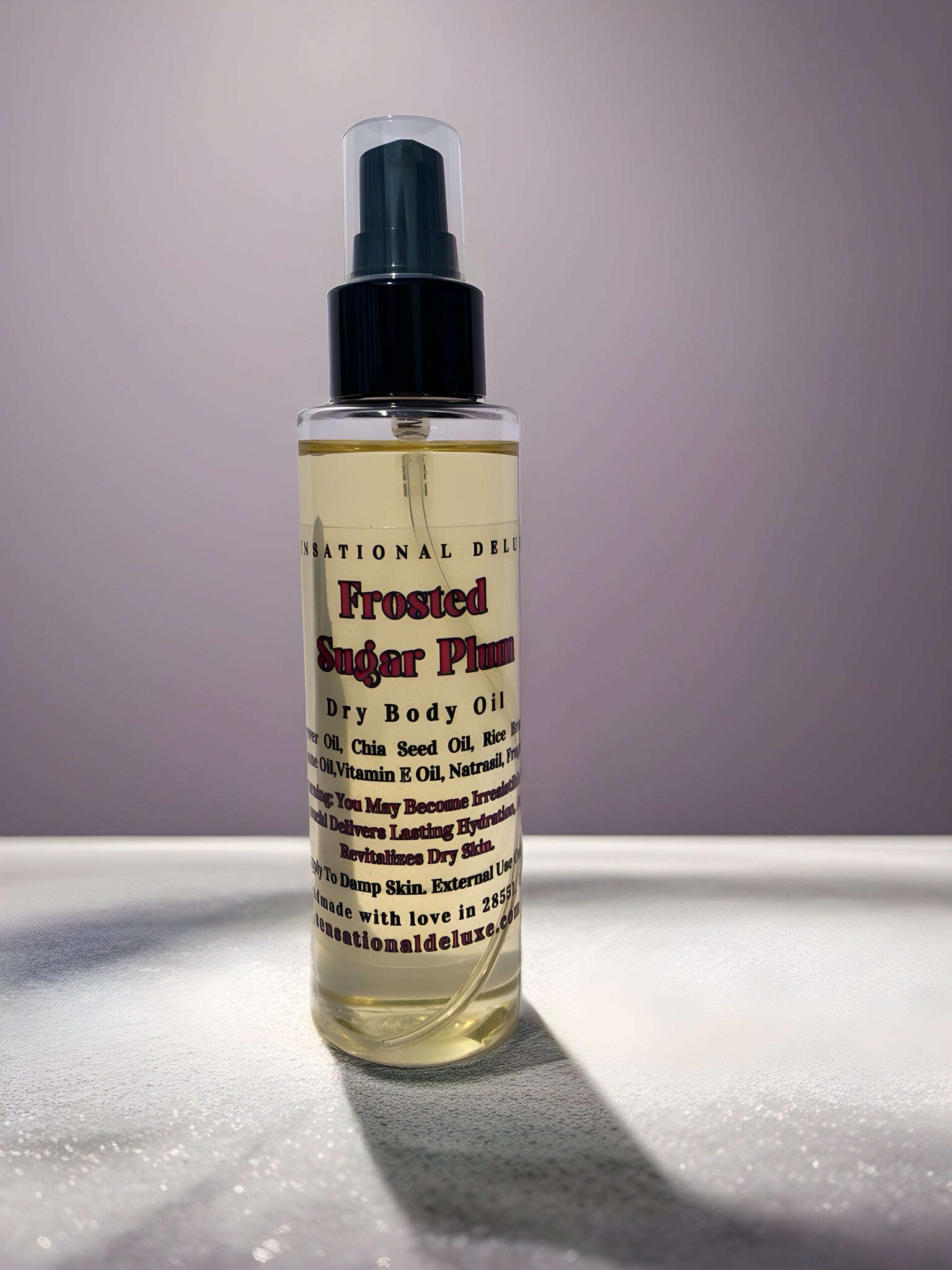Frosted Sugar Plum Body Oil Sensational Deluxe Body oil