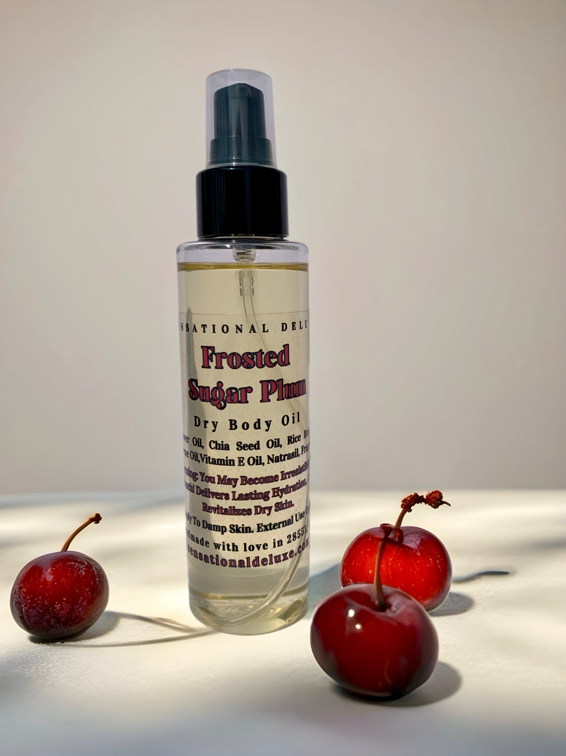 Frosted Sugar Plum Body Oil Sensational Deluxe Body oil