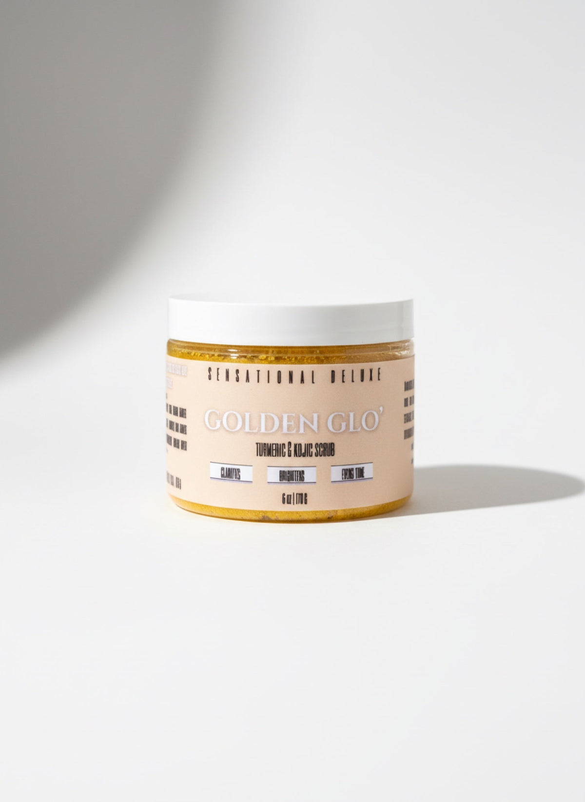 Golden Glo’- Turmeric Kojic Acid Scrub Sensational Deluxe Body Scrub