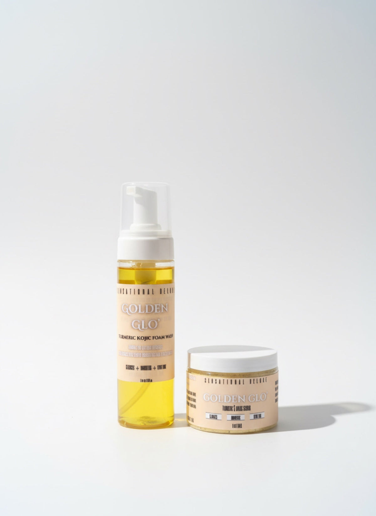 Golden Glo’- Turmeric Kojic Acid Scrub Sensational Deluxe Body Scrub