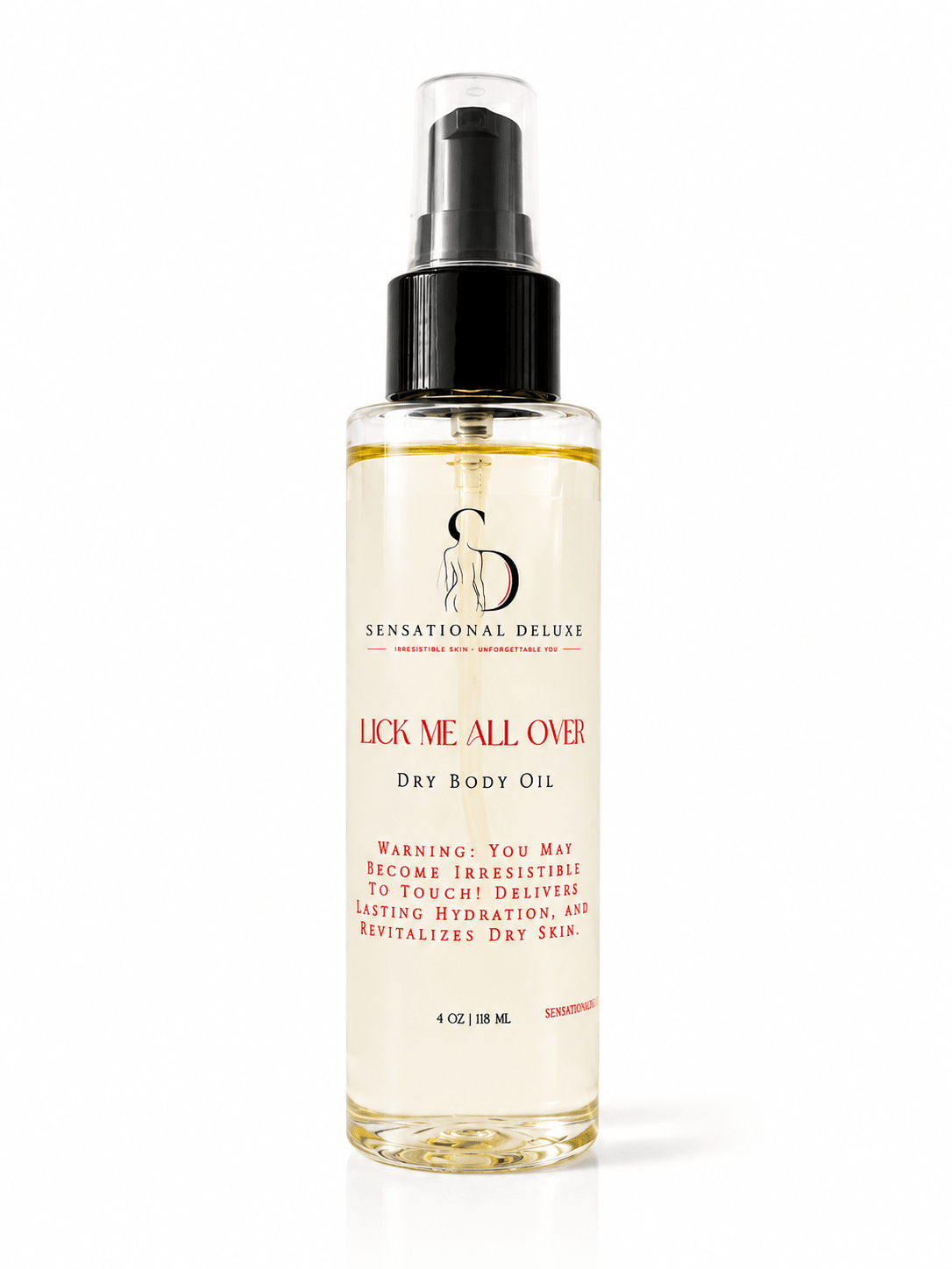 Lick Me All Over Body Oil Sensational Deluxe Body oil