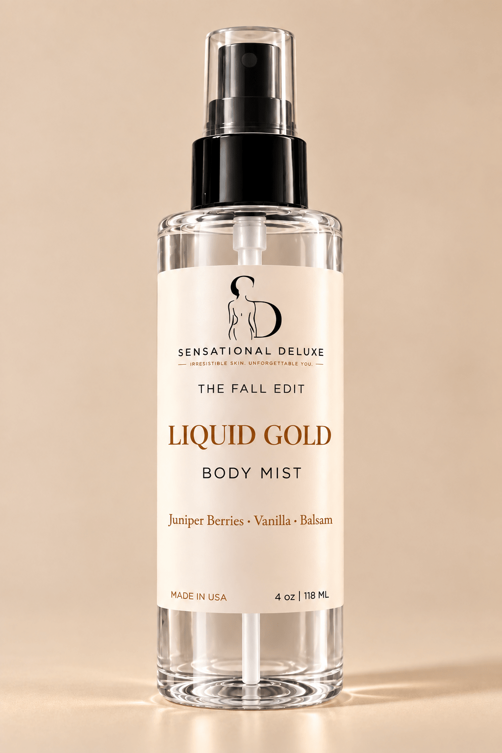 Liquid Gold Body Mist Sensational Deluxe