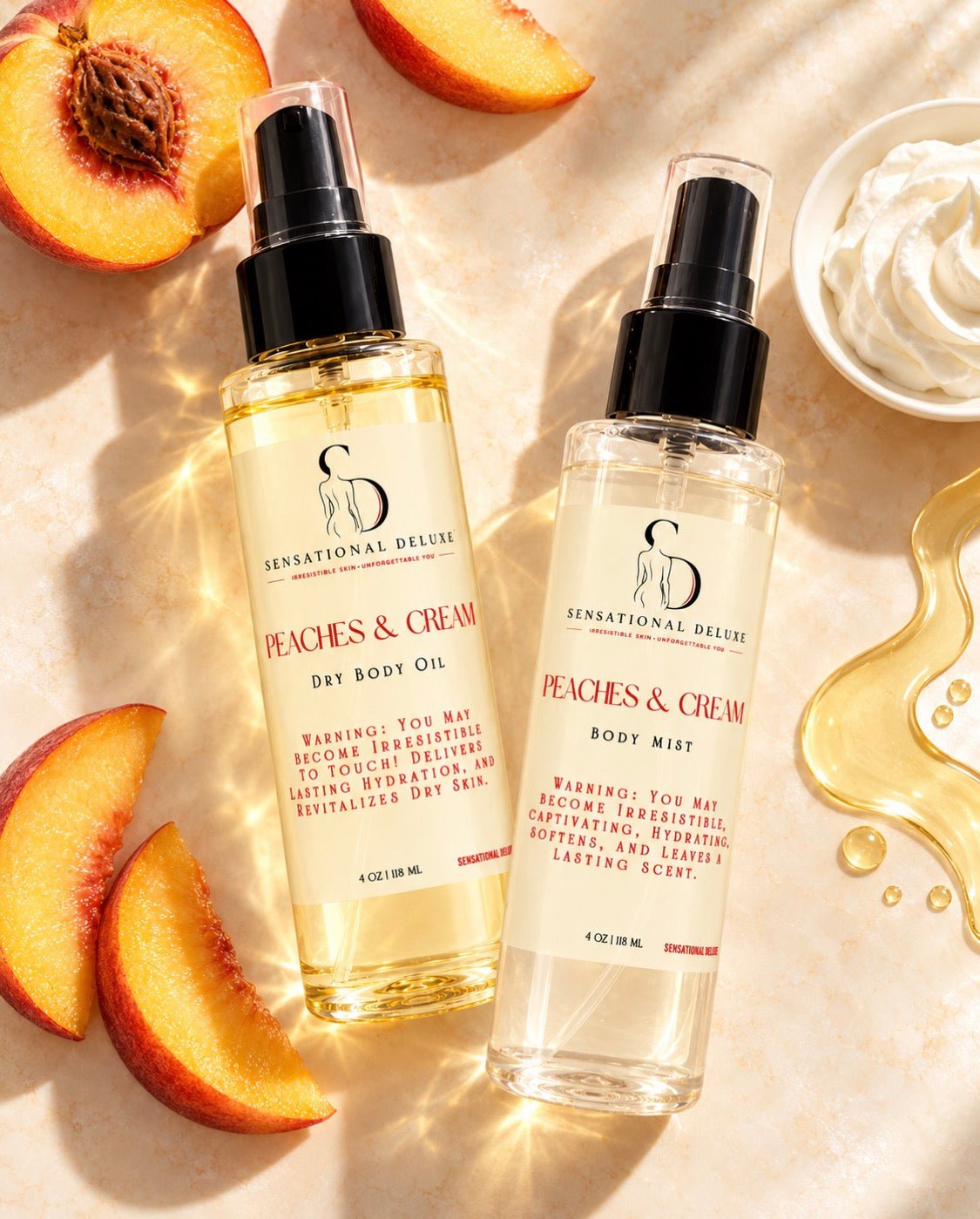 Peaches & Cream Body Mist Sensational Deluxe