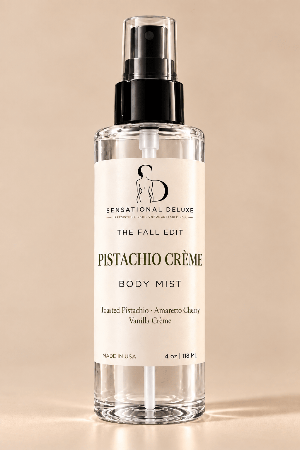 Pistachio Crème Body Mist Sensational Deluxe