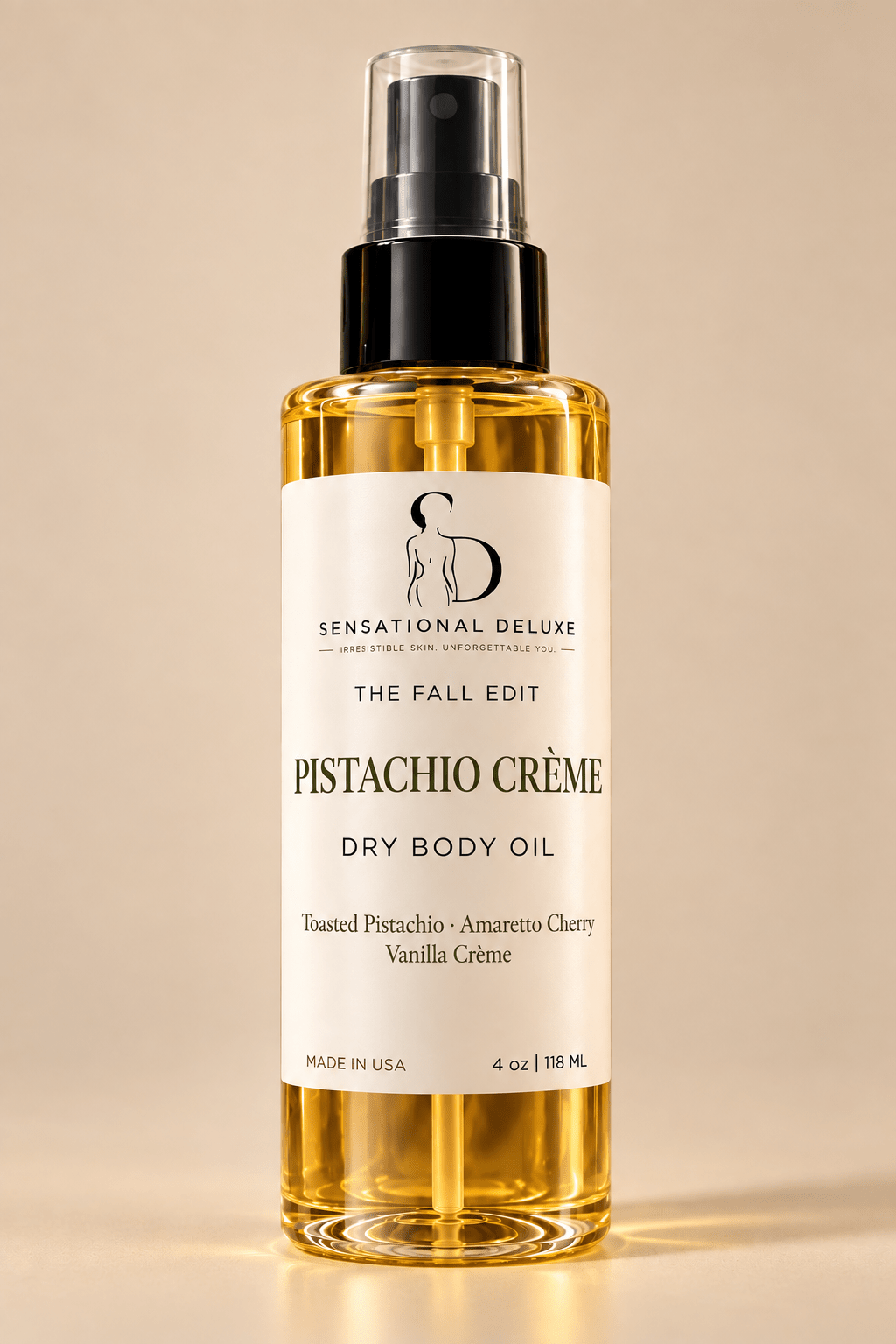 Sensational Deluxe fast absorbing nourishing dry body oil 