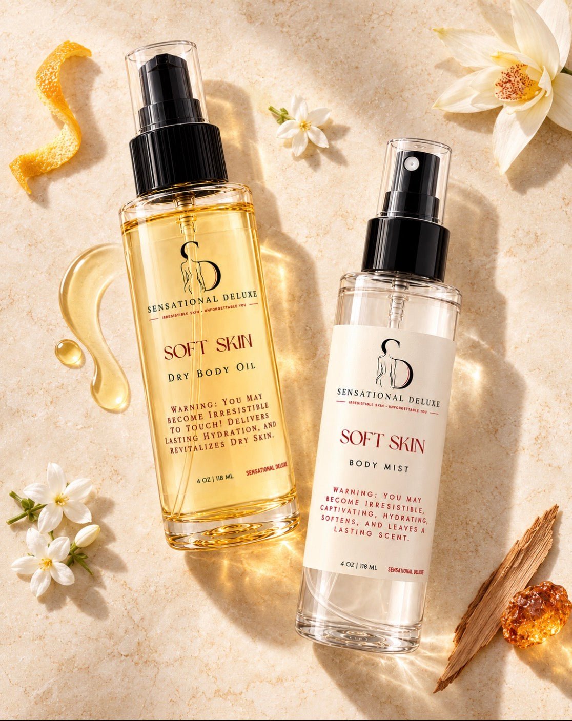 Soft Skin Dry Body Oil Sensational Deluxe Body oil