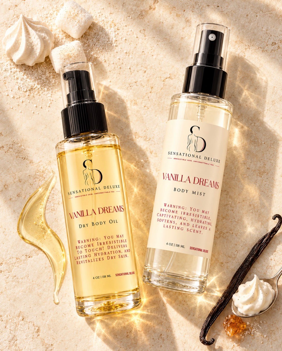 Vanilla Dreams Body Mist Sensational Deluxe